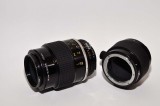 Nikkor 105mm F4 1:2 macro lens with 1:1 extension