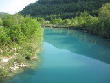 The Soca river, en route to Belica winery where we spent two nights