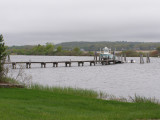 Private Dock With Boat