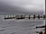 Threatening Clouds Over Dock