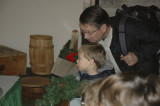 Will and Grandad Check out the Model Trains