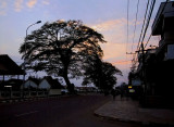 Sunset on Fa Ngum Road