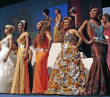 Contestants in evening gowns #1