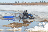 Traffic on the Moose River 2011 April 1