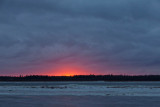 2011 November 26th cloudy sunrise over the Moose River