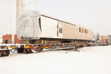 Houses for Attawapiskat arriving on freight 419