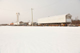 Houses for Attawapiskat on freight 419 in Moosonee 2012 January 6