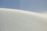 Top of a mound of snow