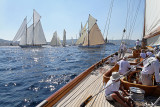 Voiles de Saint-Tropez 2011 - Journée à bord de Cambria un 23 MJ de 1928