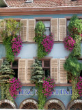 221 Découverte du village de Ribeauvillé - détail d'une maison