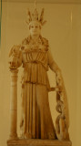 Exquisite sculpture of the Greek Warrior Goddess Athena from whom Athens gets its name.