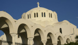 Another perspective of the Metropole Greek Orthodox Church in Fira