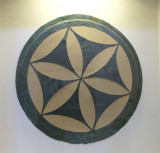 Bronze shield used in the ancient Olympics