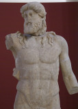 Bust of Zeus in pentelic marble excavated from the Sanctuary at Olympia.