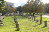 The Palaestra at the Olympic village where athletes trained for the Games.