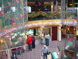 The opulent interior of the Carnival Imagination.