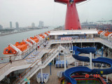 The expansive Deck of the Carnival Imagination.
