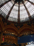 The Dome of the Gallerie Lafayette - the shoppers destination of choice in Paris.
