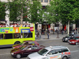 Parisian vibrance and character manifested at the Champs Elysees.