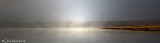 Morning fog on the lake