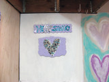 Besso Mosaic Heart Studio Sign 2011