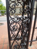Pioneer Courthouse Square Heart Wrought Iron Gates