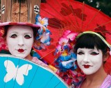 Mimes at Parade the Circle