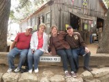 Marv, Darlene, Bernice & Rolf at Luckenbach, TX