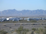 Quartzsite/Dry campers in desert