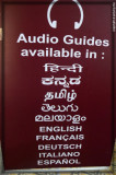 Multilingual sign - name the Indic languages listed here!