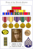 Gallery #10 -       WWII Medals & Awards 56th Sig Bn        US Army