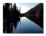 Dream Lake Silhouette