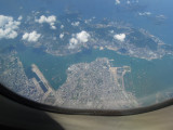 above Hong Kong KHH to MFM flight