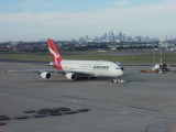 Sydney Qantas  A380 from international terminal