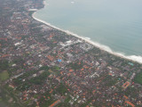 over Kuta - Bali to Jakarta flight
