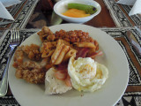 Honiara - Solomon Kitano Mendana hotel breakfast