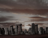 Stonehenge Sunset- Aged Newspaper.jpg