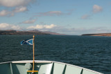 Heading into the wind up the Sound of Islay