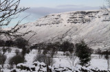 The crags of Slackdhu from Dumbrock Muir