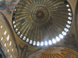 The main dome of the Hagia Sofia, Istanbul