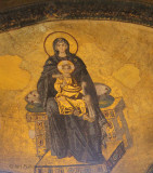 Mosaic of the Virgin Mary and Child above the apse, Hagia Sofia, Istanbul