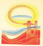 Times Arrow, a short story by Arthur C. Clarke, illustrated by Robert Avotin