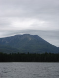 Mood over Katahdin from Kidney  Pond