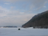 Ice Fishing on Megunticook Lake