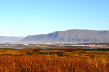 Mt. Esja and some of Reykjavik