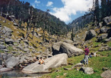 Way to Kareri lake
