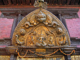 Gilded lintel, Patan