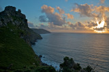 Sunset in the Valley of the Rocks