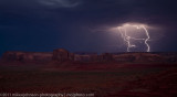004Lightning Over Monument Valley