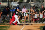 Sean Higgins drills one up the middle..